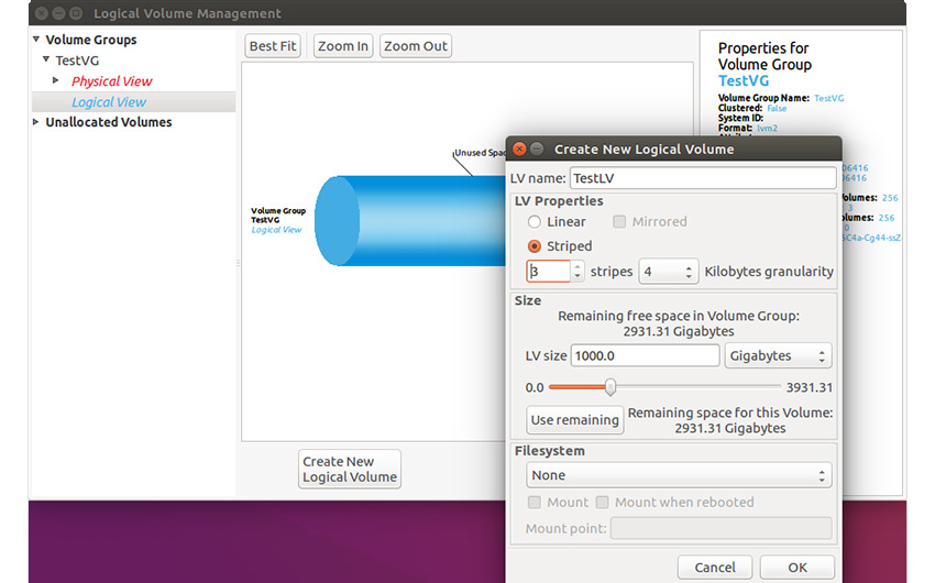 How To Use GUI LVM Tools Linux Journal
